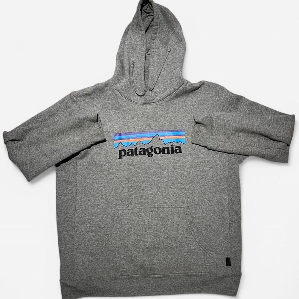 Patagonia Grey Classic Logo Hoodie - Comfort & Style!